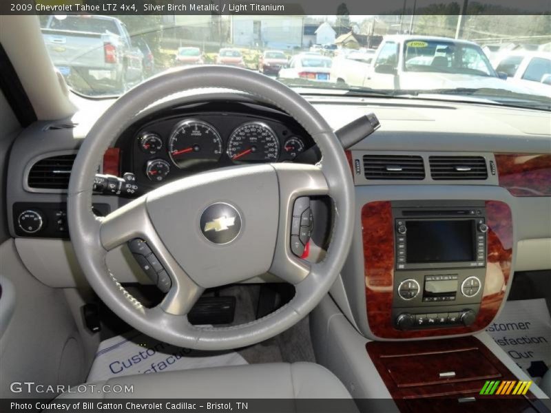 Silver Birch Metallic / Light Titanium 2009 Chevrolet Tahoe LTZ 4x4