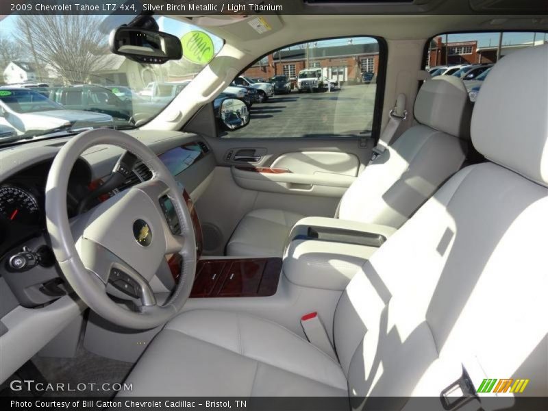 Silver Birch Metallic / Light Titanium 2009 Chevrolet Tahoe LTZ 4x4