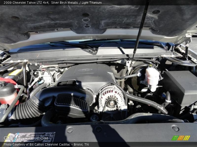 Silver Birch Metallic / Light Titanium 2009 Chevrolet Tahoe LTZ 4x4