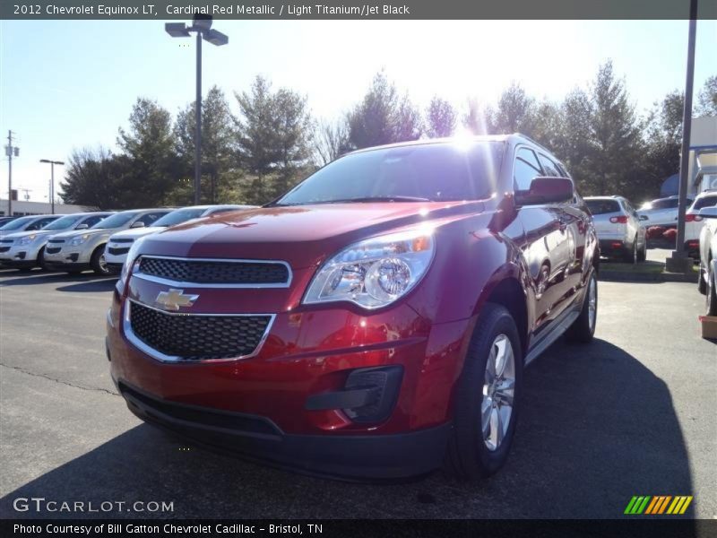 Cardinal Red Metallic / Light Titanium/Jet Black 2012 Chevrolet Equinox LT