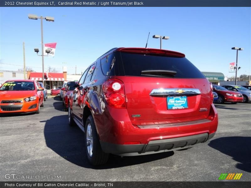 Cardinal Red Metallic / Light Titanium/Jet Black 2012 Chevrolet Equinox LT
