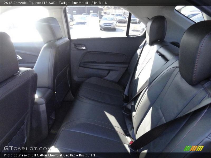 Twilight Blue Metallic / Jet Black 2012 Chevrolet Equinox LTZ AWD