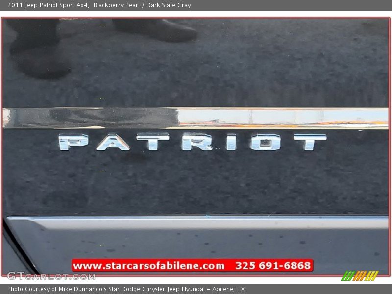 Blackberry Pearl / Dark Slate Gray 2011 Jeep Patriot Sport 4x4