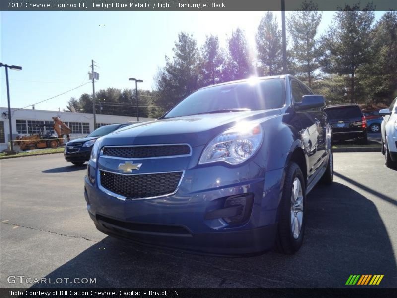 Twilight Blue Metallic / Light Titanium/Jet Black 2012 Chevrolet Equinox LT