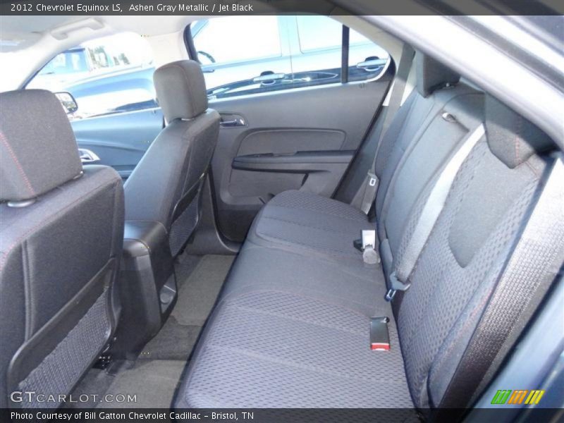 Ashen Gray Metallic / Jet Black 2012 Chevrolet Equinox LS