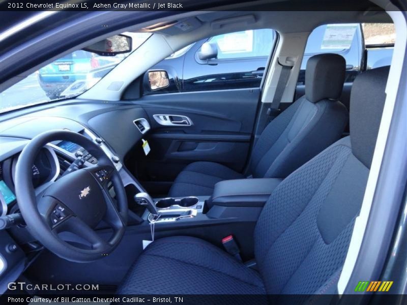 Ashen Gray Metallic / Jet Black 2012 Chevrolet Equinox LS