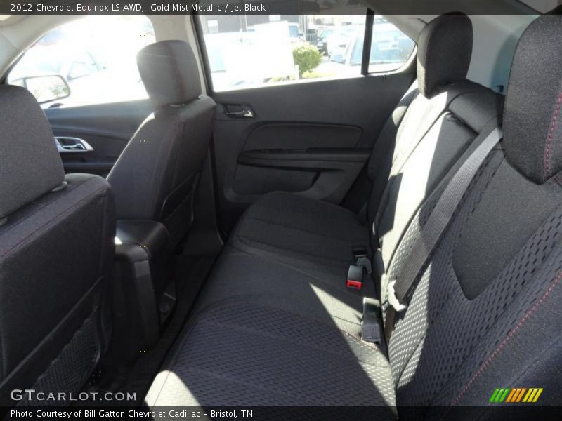 Gold Mist Metallic / Jet Black 2012 Chevrolet Equinox LS AWD