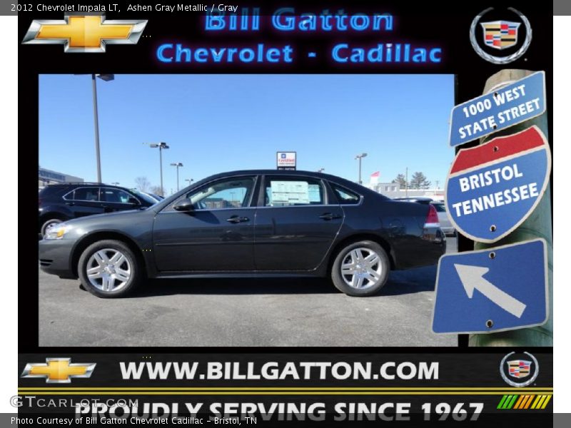 Ashen Gray Metallic / Gray 2012 Chevrolet Impala LT