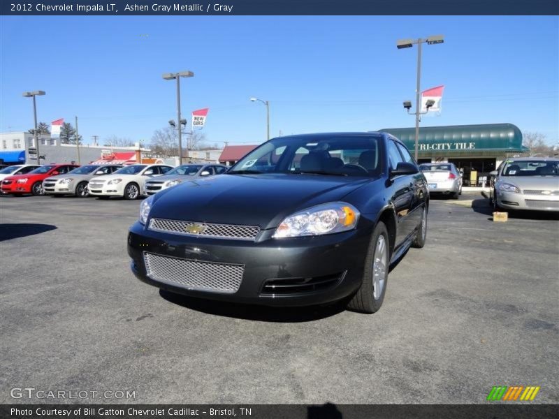 Ashen Gray Metallic / Gray 2012 Chevrolet Impala LT