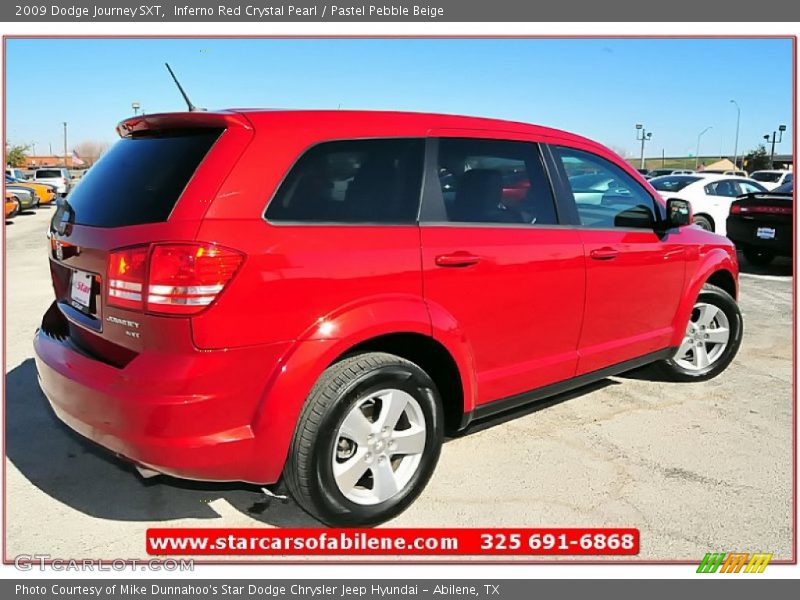 Inferno Red Crystal Pearl / Pastel Pebble Beige 2009 Dodge Journey SXT