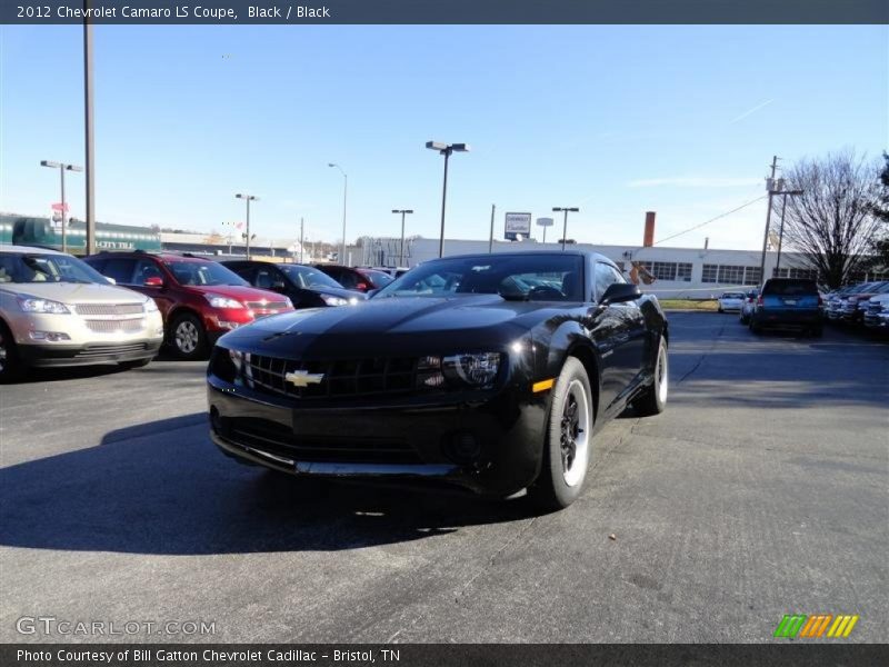 Black / Black 2012 Chevrolet Camaro LS Coupe