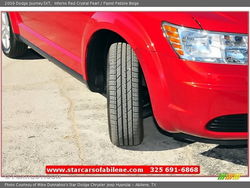Inferno Red Crystal Pearl / Pastel Pebble Beige 2009 Dodge Journey SXT