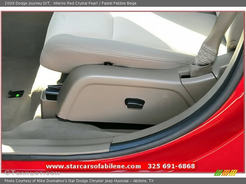 Inferno Red Crystal Pearl / Pastel Pebble Beige 2009 Dodge Journey SXT