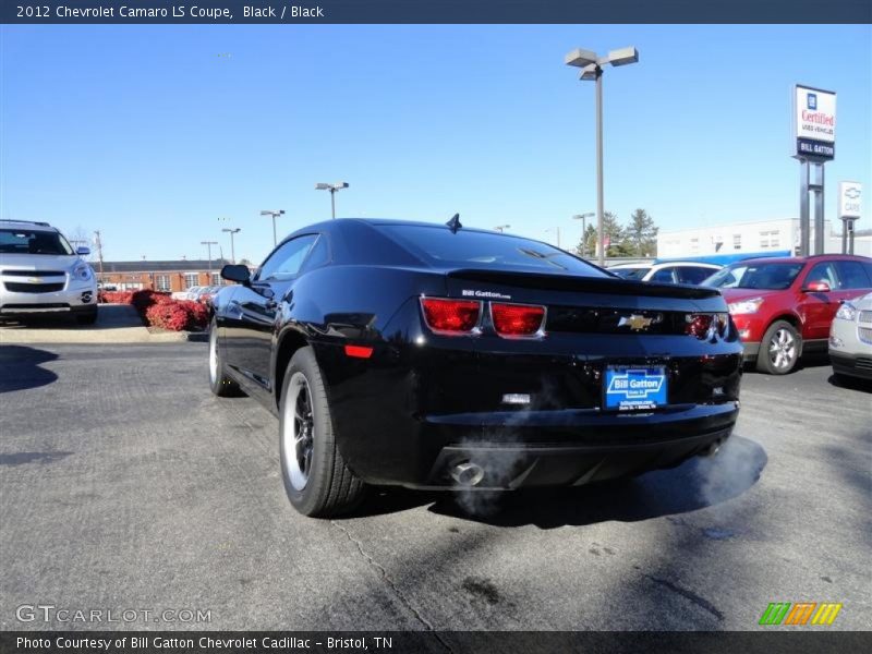 Black / Black 2012 Chevrolet Camaro LS Coupe