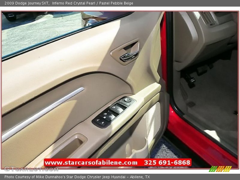 Inferno Red Crystal Pearl / Pastel Pebble Beige 2009 Dodge Journey SXT