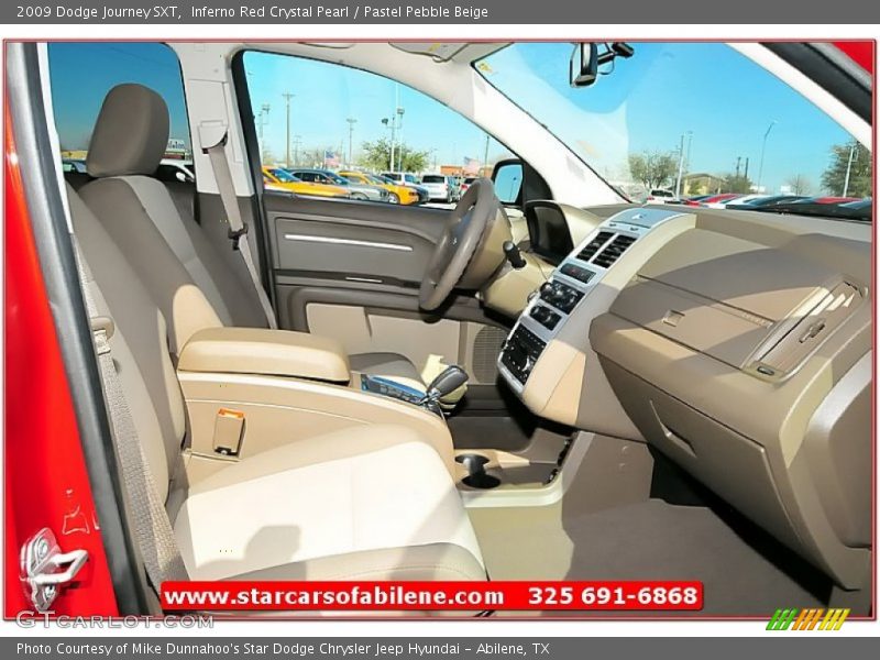 Inferno Red Crystal Pearl / Pastel Pebble Beige 2009 Dodge Journey SXT