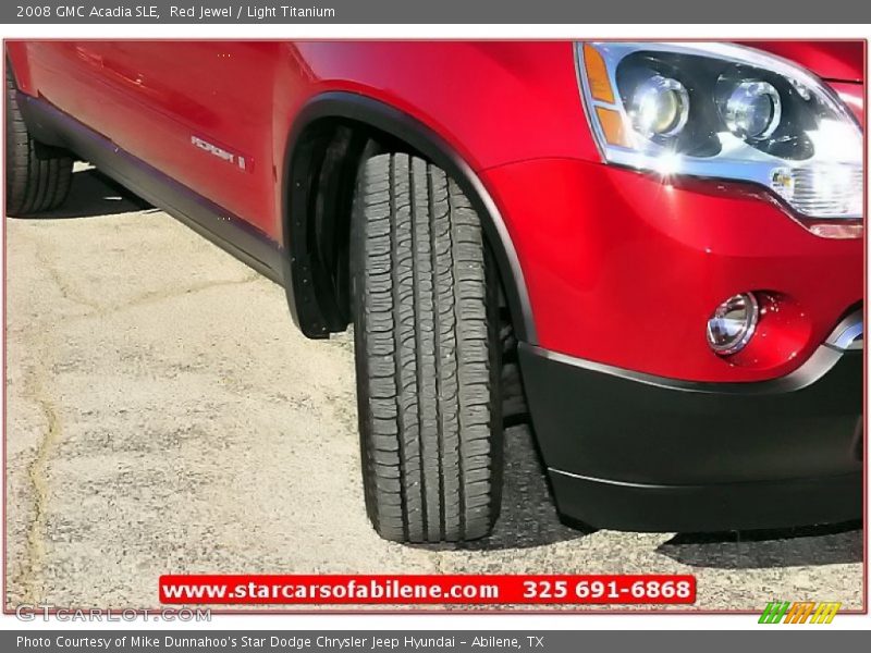 Red Jewel / Light Titanium 2008 GMC Acadia SLE