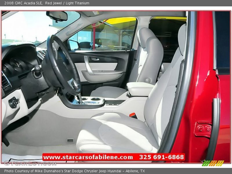 Red Jewel / Light Titanium 2008 GMC Acadia SLE