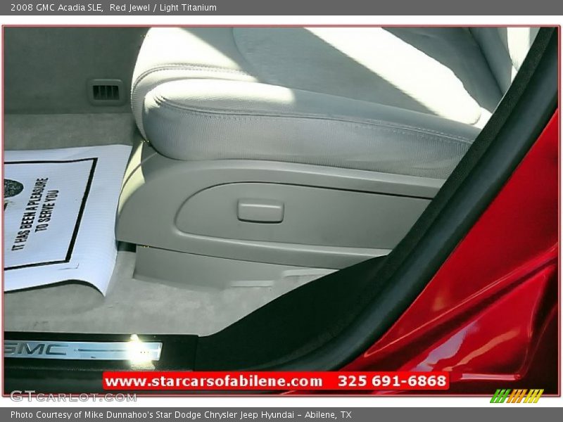 Red Jewel / Light Titanium 2008 GMC Acadia SLE