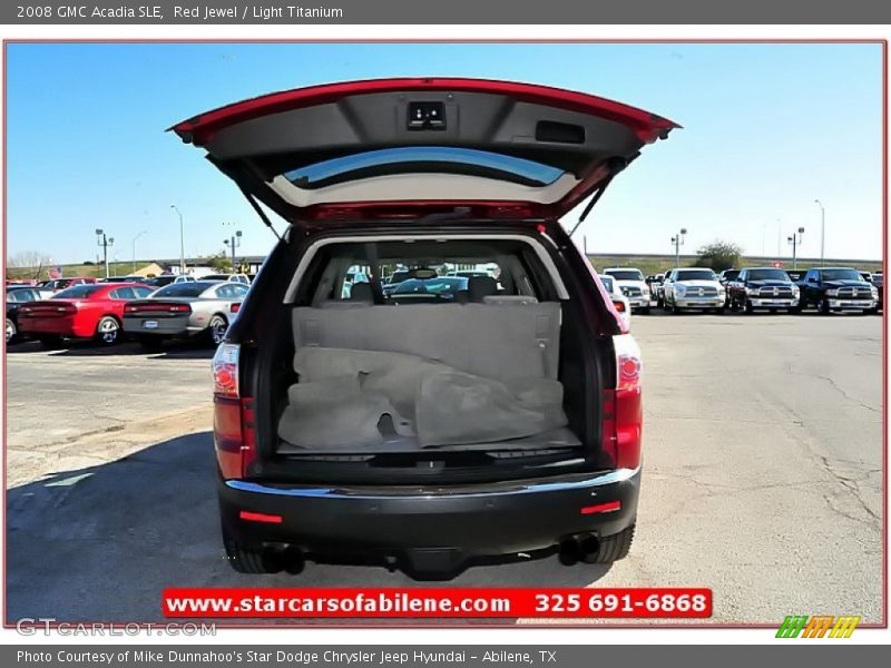 Red Jewel / Light Titanium 2008 GMC Acadia SLE
