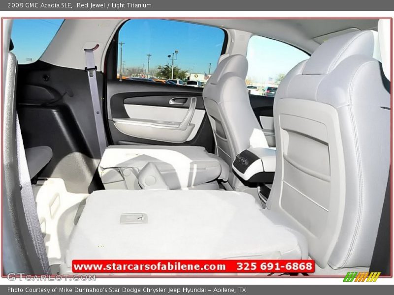 Red Jewel / Light Titanium 2008 GMC Acadia SLE