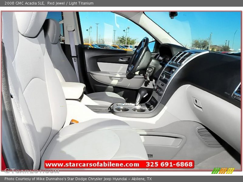 Red Jewel / Light Titanium 2008 GMC Acadia SLE
