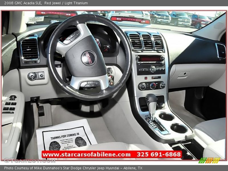 Red Jewel / Light Titanium 2008 GMC Acadia SLE