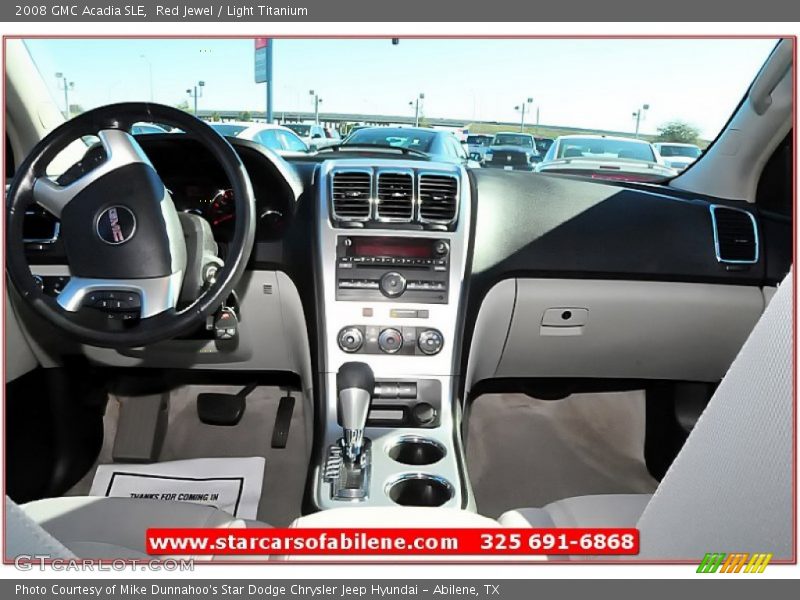 Red Jewel / Light Titanium 2008 GMC Acadia SLE
