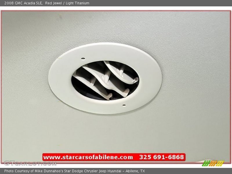 Red Jewel / Light Titanium 2008 GMC Acadia SLE