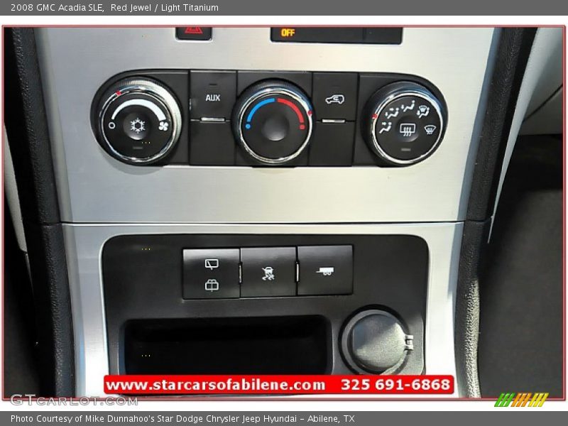 Red Jewel / Light Titanium 2008 GMC Acadia SLE