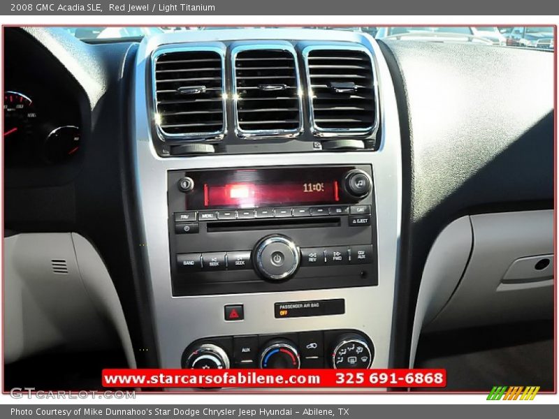 Red Jewel / Light Titanium 2008 GMC Acadia SLE