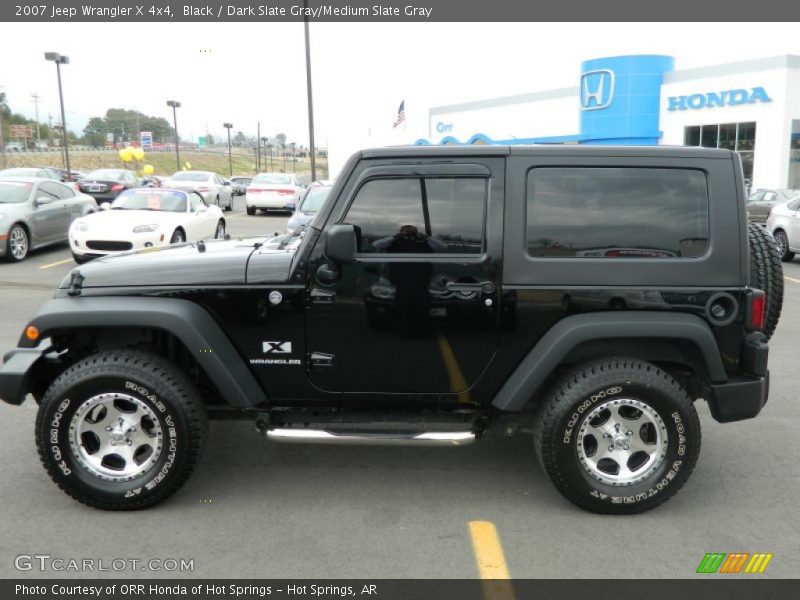 Black / Dark Slate Gray/Medium Slate Gray 2007 Jeep Wrangler X 4x4