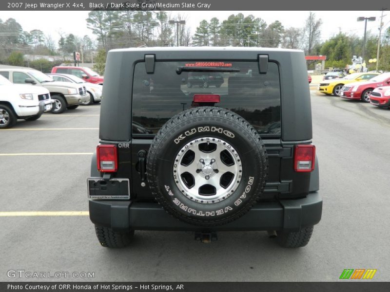 Black / Dark Slate Gray/Medium Slate Gray 2007 Jeep Wrangler X 4x4