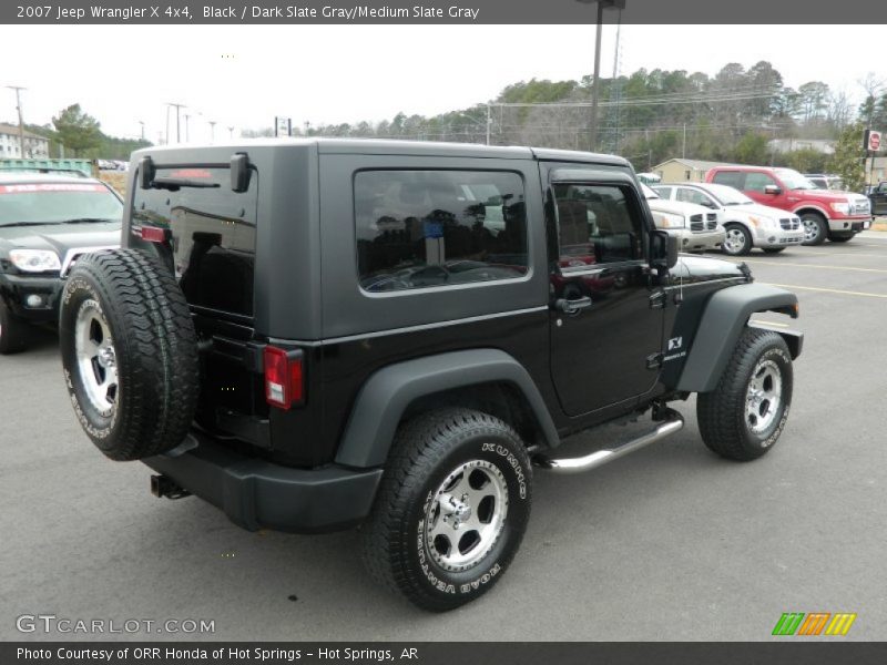 Black / Dark Slate Gray/Medium Slate Gray 2007 Jeep Wrangler X 4x4