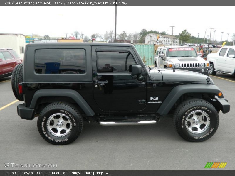 Black / Dark Slate Gray/Medium Slate Gray 2007 Jeep Wrangler X 4x4