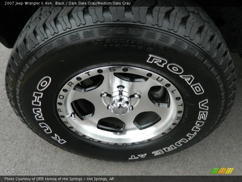 Black / Dark Slate Gray/Medium Slate Gray 2007 Jeep Wrangler X 4x4