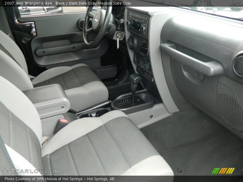 Black / Dark Slate Gray/Medium Slate Gray 2007 Jeep Wrangler X 4x4