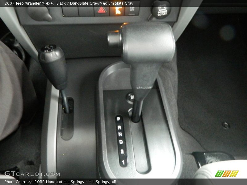 Black / Dark Slate Gray/Medium Slate Gray 2007 Jeep Wrangler X 4x4