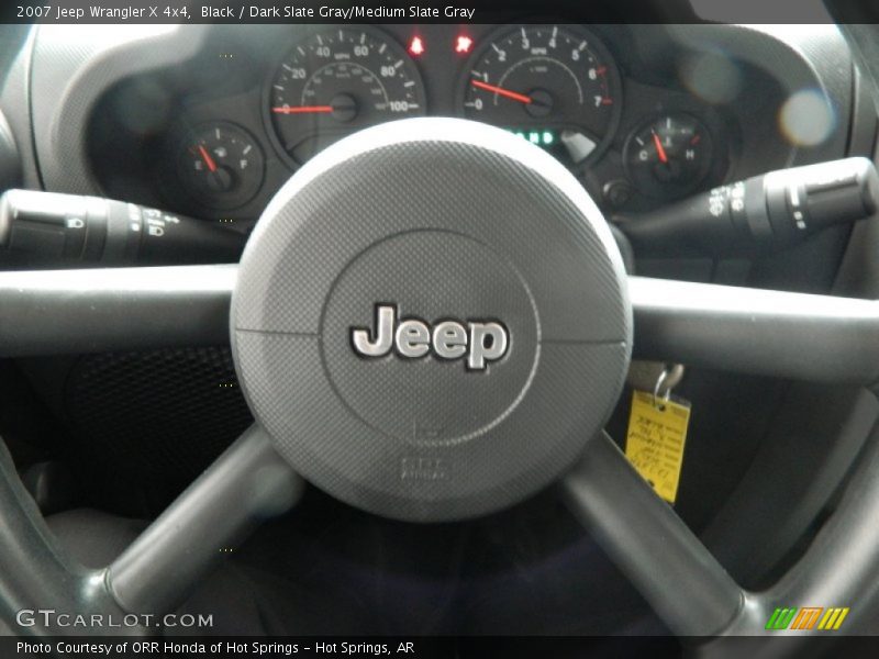 Black / Dark Slate Gray/Medium Slate Gray 2007 Jeep Wrangler X 4x4