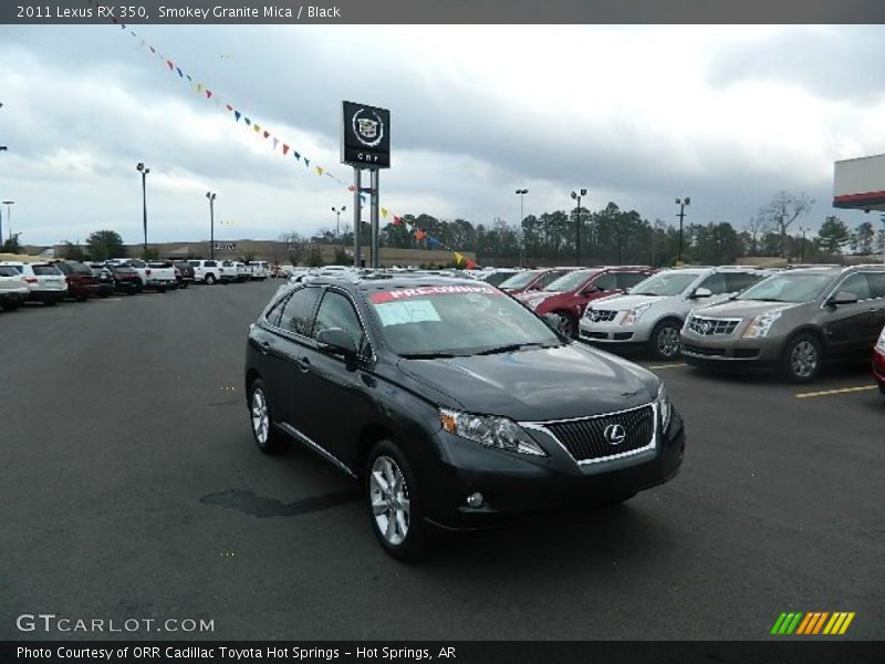 Smokey Granite Mica / Black 2011 Lexus RX 350