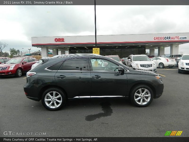 Smokey Granite Mica / Black 2011 Lexus RX 350