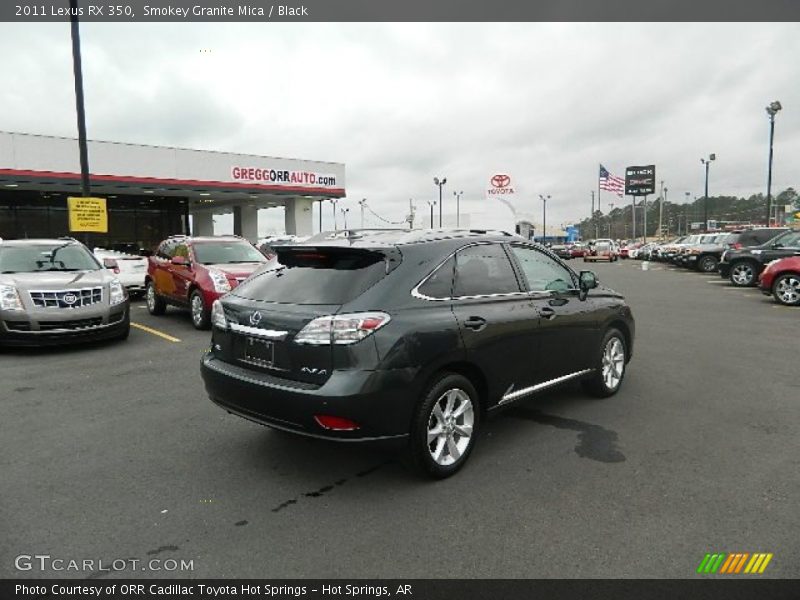 Smokey Granite Mica / Black 2011 Lexus RX 350