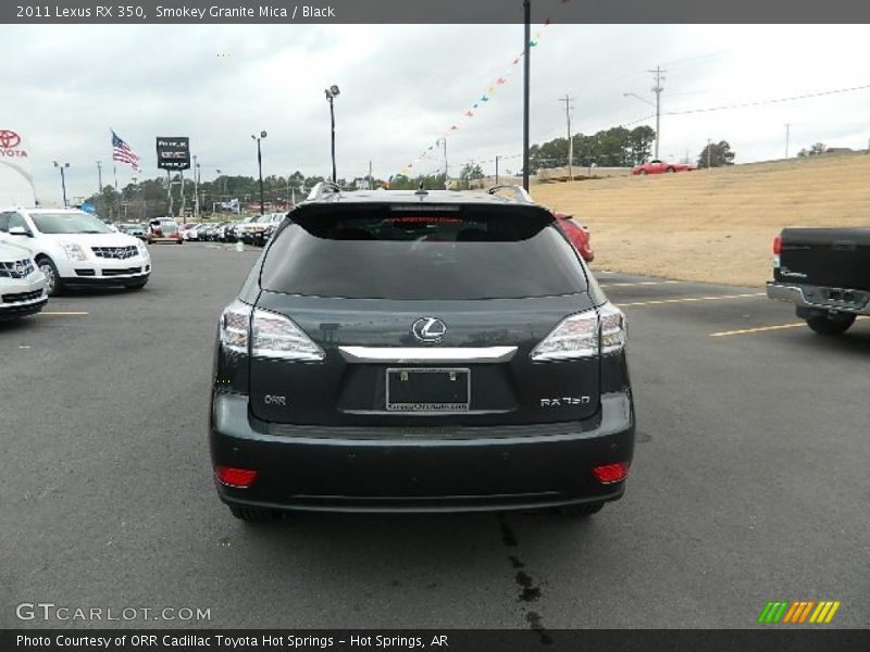 Smokey Granite Mica / Black 2011 Lexus RX 350