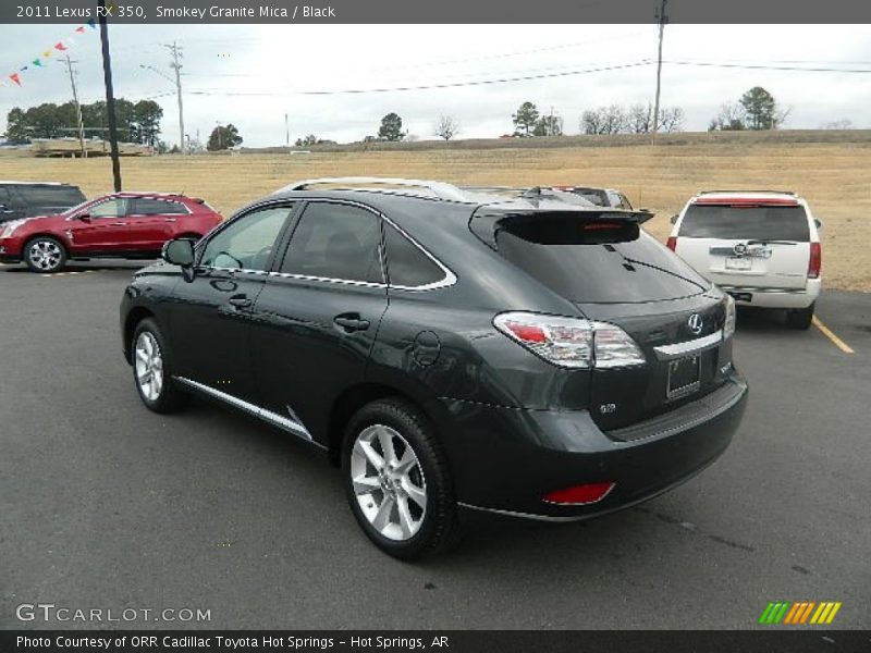 Smokey Granite Mica / Black 2011 Lexus RX 350