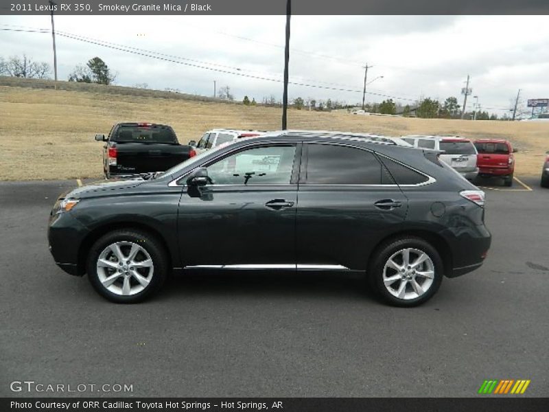 Smokey Granite Mica / Black 2011 Lexus RX 350