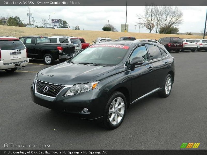 Smokey Granite Mica / Black 2011 Lexus RX 350