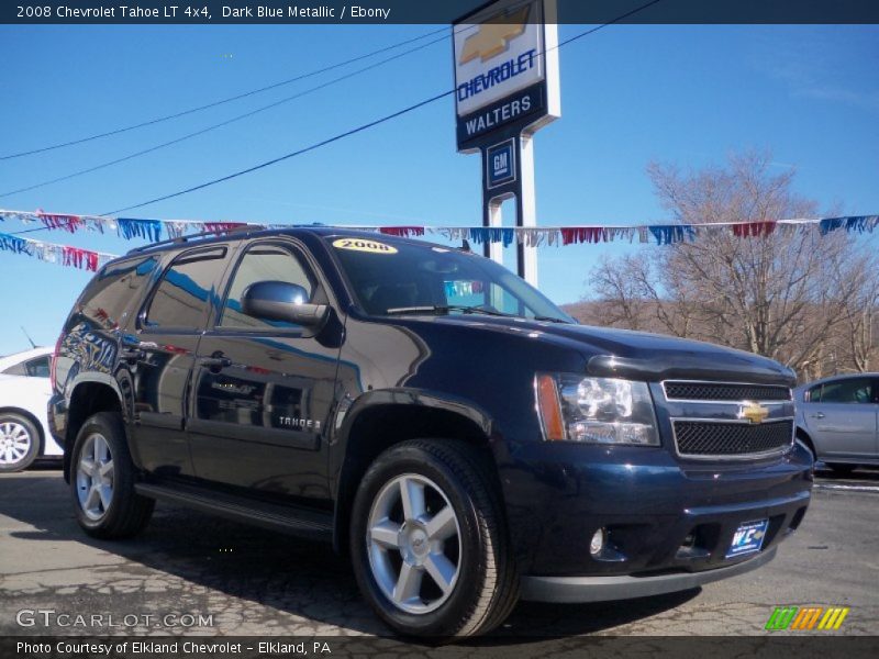 Dark Blue Metallic / Ebony 2008 Chevrolet Tahoe LT 4x4