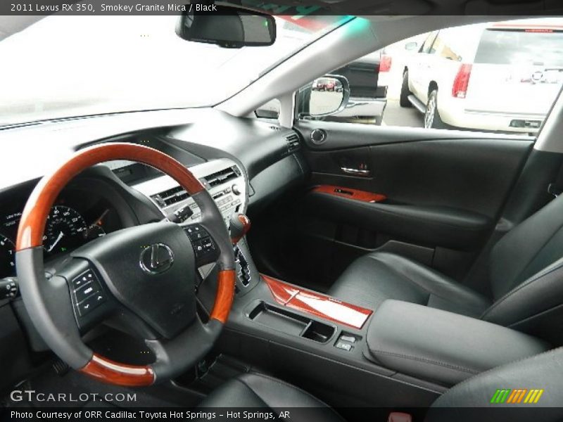Smokey Granite Mica / Black 2011 Lexus RX 350