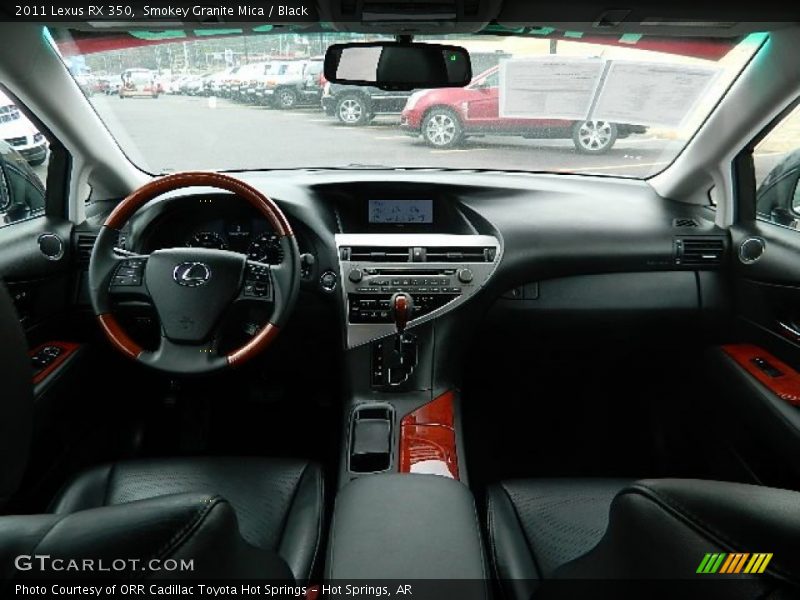 Smokey Granite Mica / Black 2011 Lexus RX 350