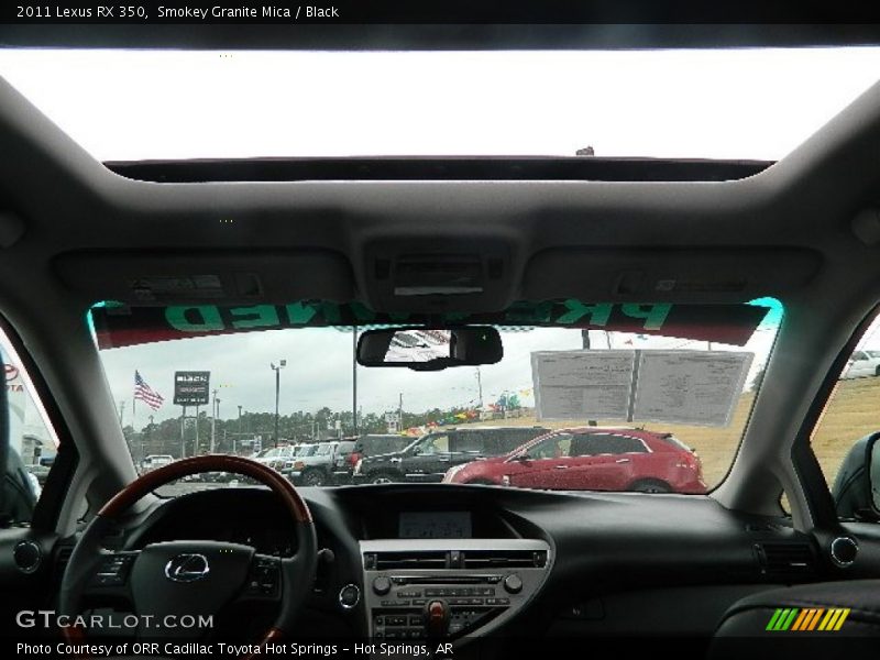 Smokey Granite Mica / Black 2011 Lexus RX 350